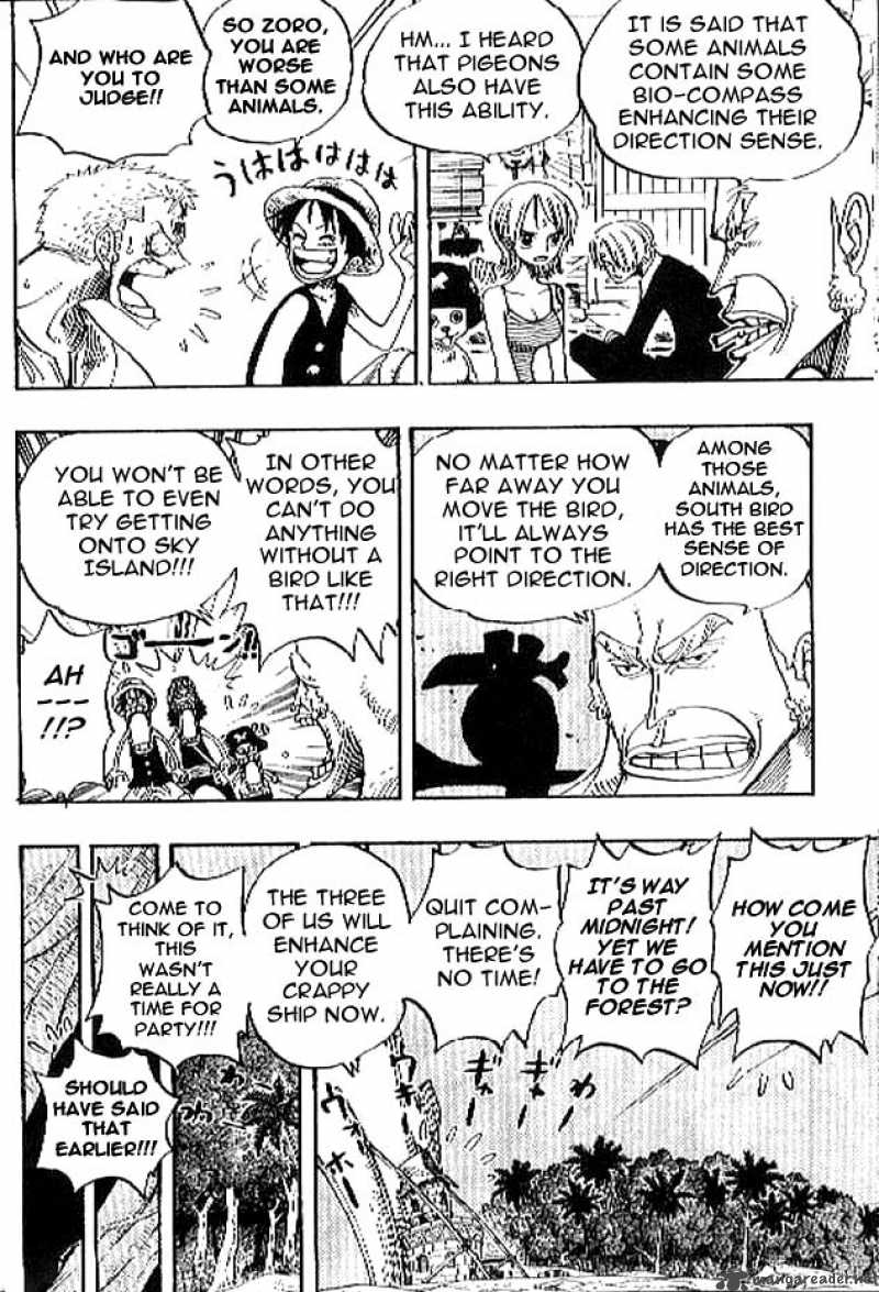 One Piece Chapter 230 page 8 - Chapter 230: Pursue the South Bird!!