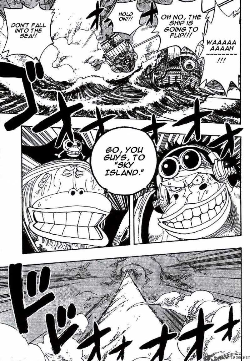 One Piece Chapter 236 page 12 - Chapter 236: The Ship Sails to the Sky
