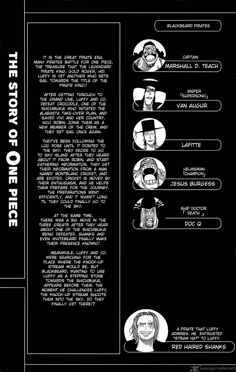 One Piece Chapter 237 page 10 - Chapter 237: High in the Sky