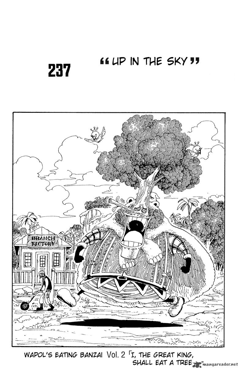 One Piece Chapter 237 page 12 - Chapter 237: High in the Sky