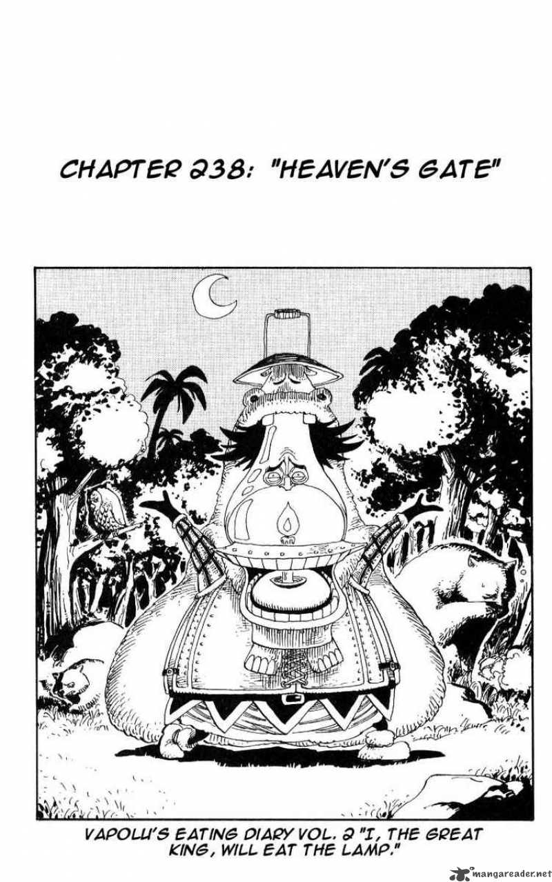 One Piece manga, chapter 238, page 2 of 21
