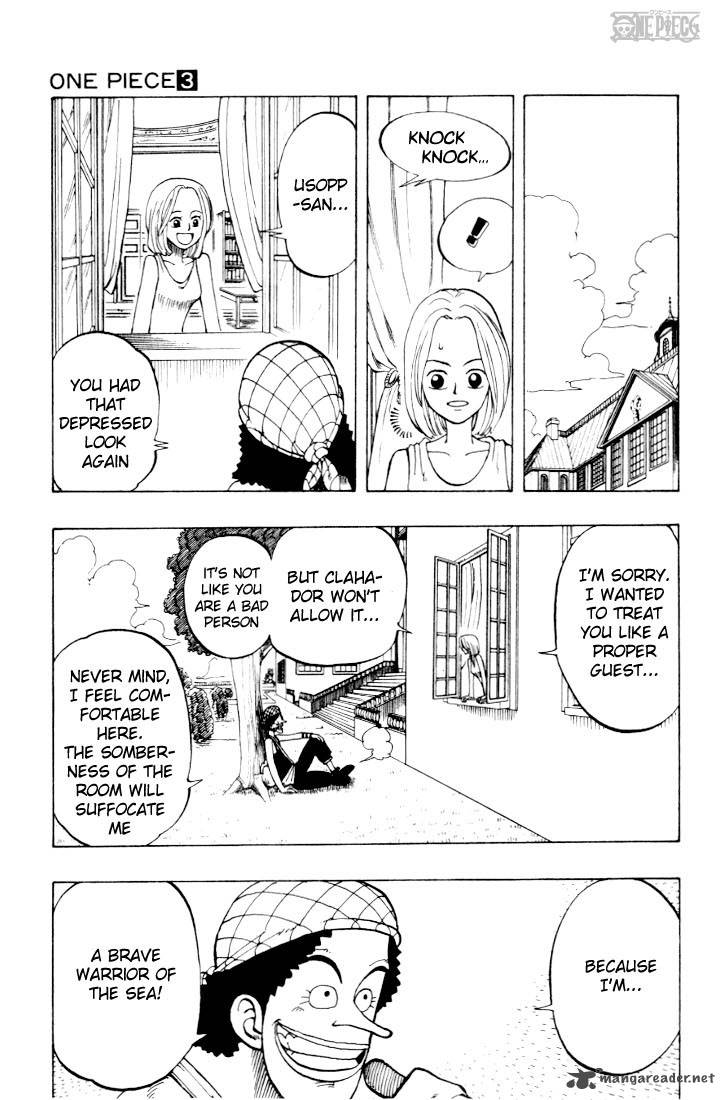 One Piece Chapter 24 page 9 - Chapter 24: Things That Can't Be Faked