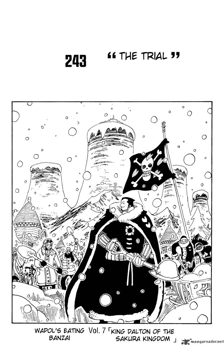 One Piece Chapter 243 page 1 - Chapter 243: Ordeals