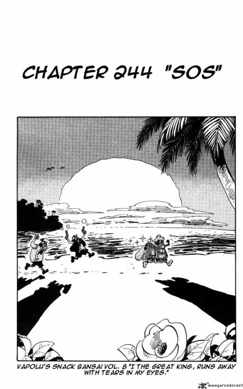 One Piece Chapter 244 page 1 - Chapter 244: SOS