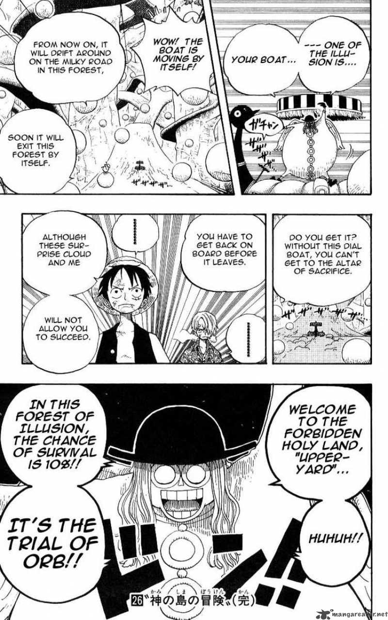 One Piece Chapter 246 page 19 - Chapter 246: Satori, Priest of the Wandering Forest