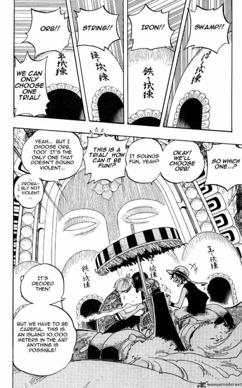 One Piece Chapter 246 page 4 - Chapter 246: Satori, Priest of the Wandering Forest