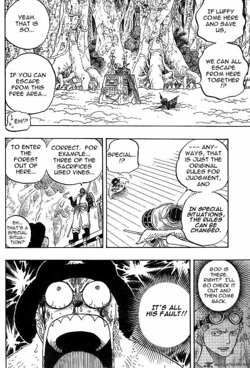 One Piece Chapter 248 page 14 - Chapter 248: Former God vs Priest
