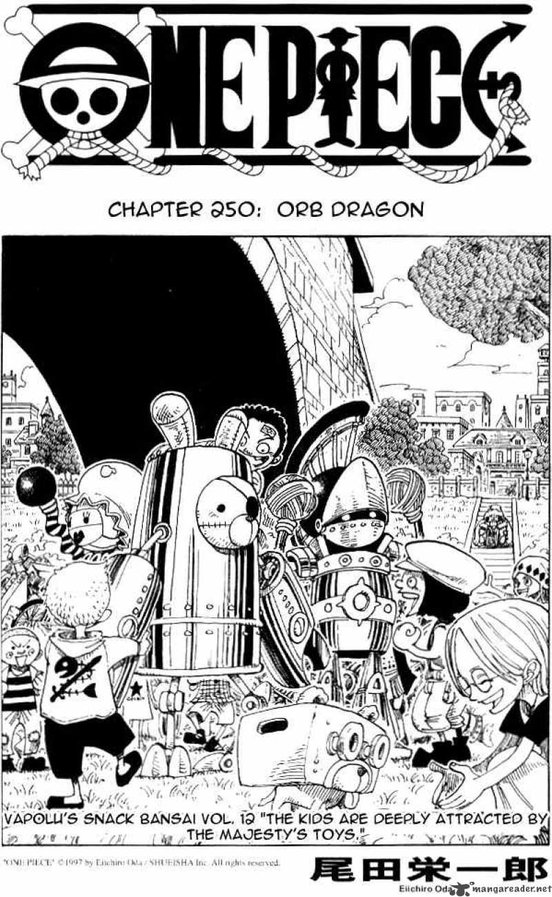 One Piece Chapter 250 page 1 - Chapter 250: Ball Dragon