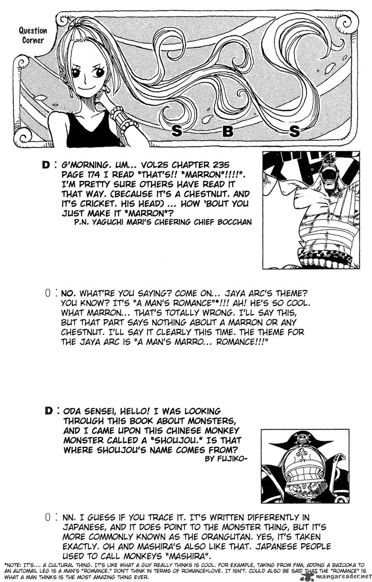 One Piece Chapter 251 page 18 - Chapter 251: Overture