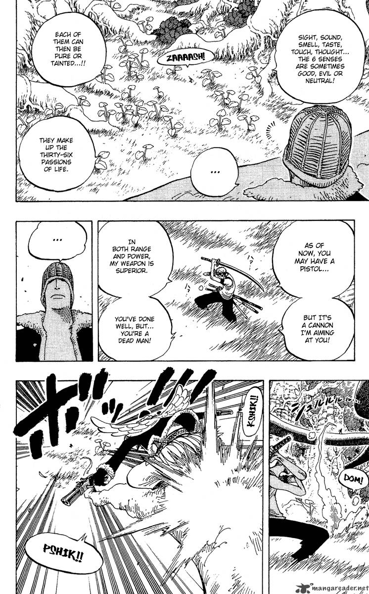 One Piece Chapter 259 page 12 - Chapter 259: Pirate Zoro vs. Warrior Braham