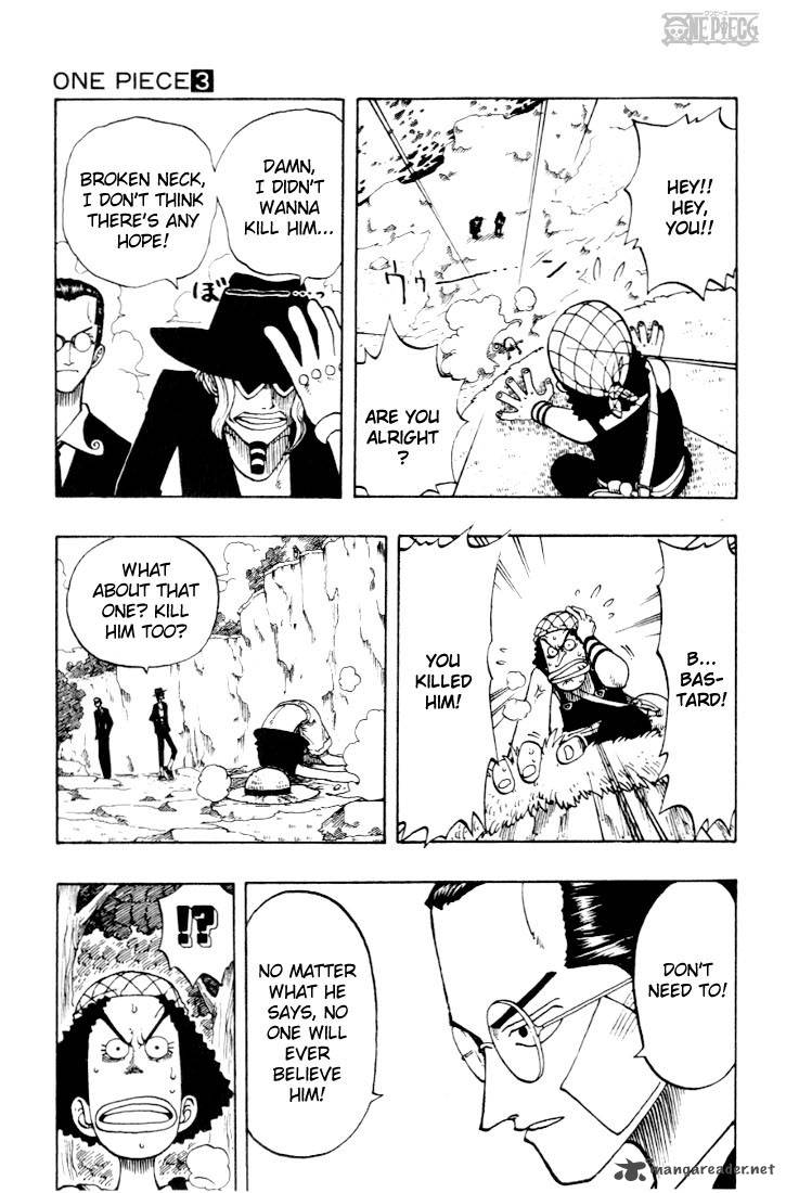One Piece Chapter 26 page 13 - Chapter 26: Captain Kuro's Plan