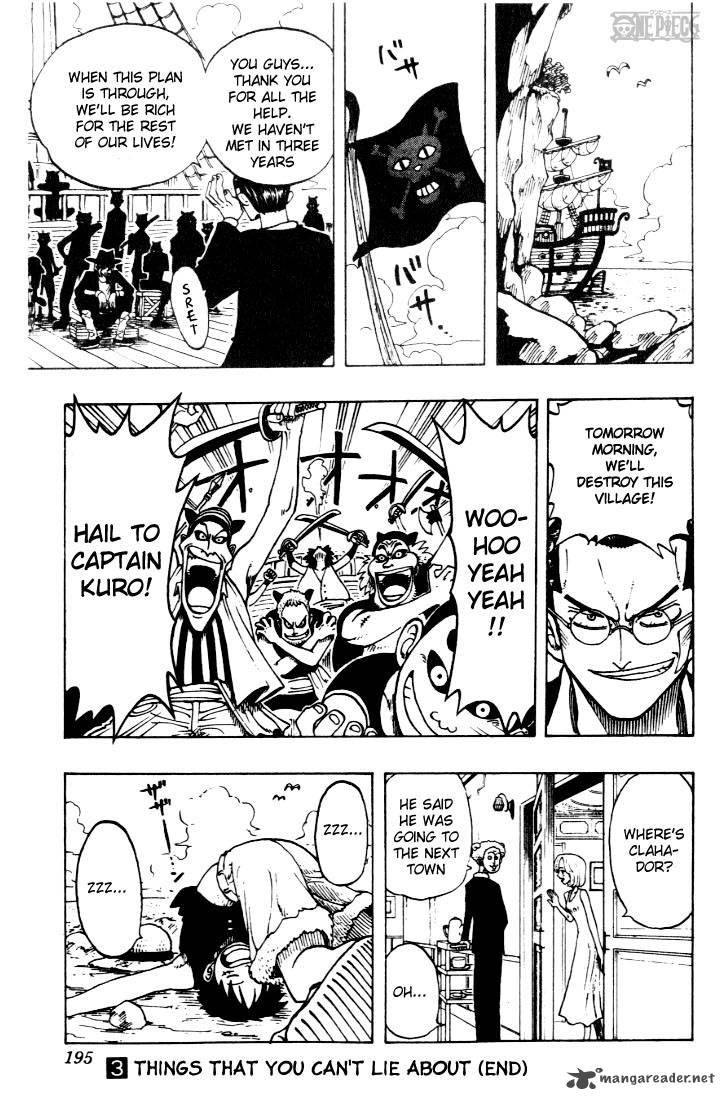 One Piece Chapter 26 page 19 - Chapter 26: Captain Kuro's Plan