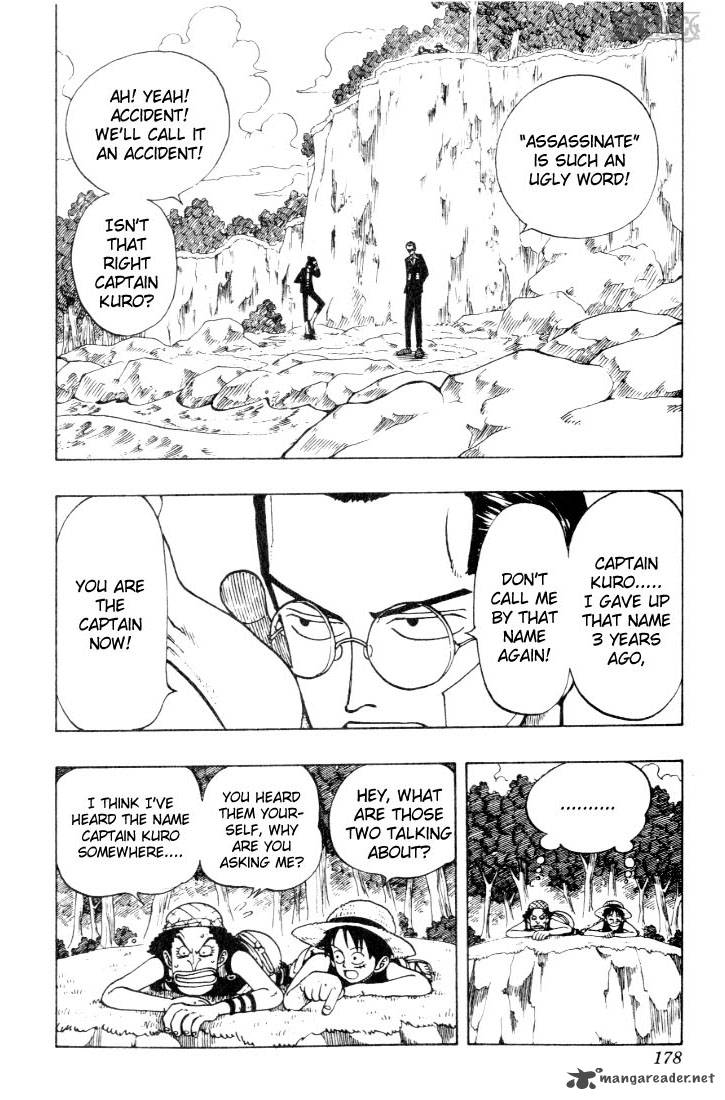 One Piece Chapter 26 page 2 - Chapter 26: Captain Kuro's Plan