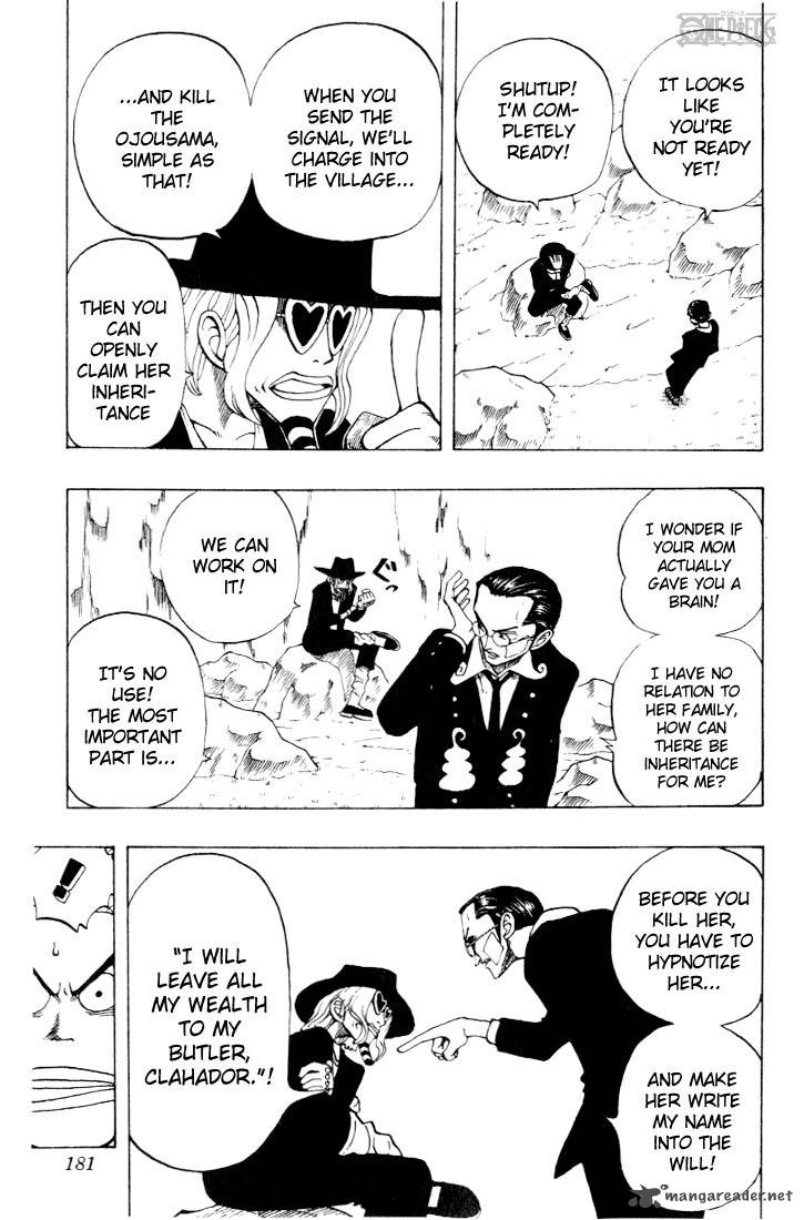 One Piece Chapter 26 page 5 - Chapter 26: Captain Kuro's Plan
