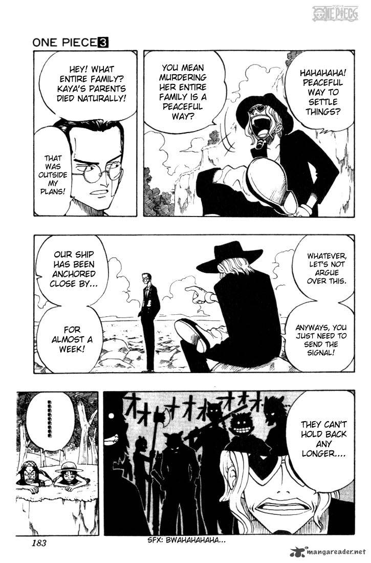 One Piece Chapter 26 page 7 - Chapter 26: Captain Kuro's Plan