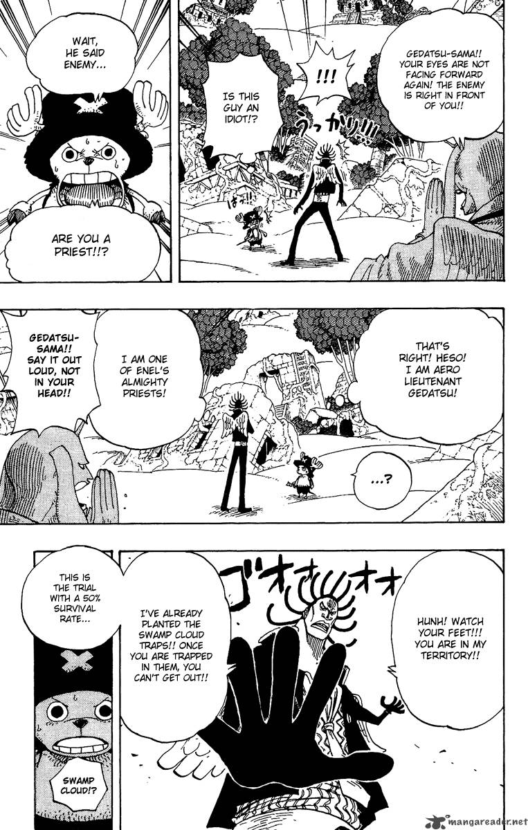 One Piece Chapter 262 page 3 - Chapter 262: Pirate Chopper vs. Priest Gedatsu