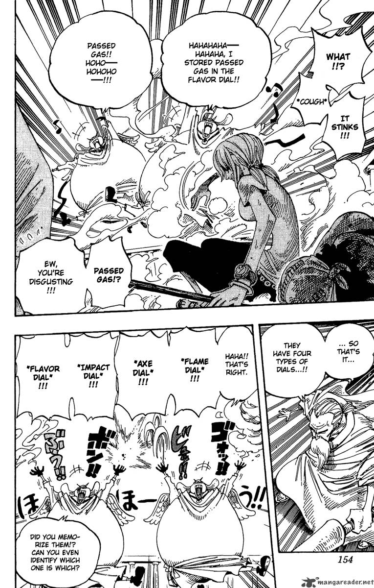 One Piece Chapter 263 page 10 - Chapter 263: Pirate Nami and the Weird Knight vs. Divine Soldiers Lieutenants Hotori and Kotori