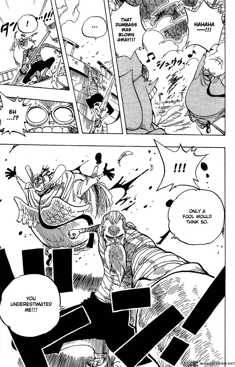 One Piece Chapter 263 page 13 - Chapter 263: Pirate Nami and the Weird Knight vs. Divine Soldiers Lieutenants Hotori and Kotori