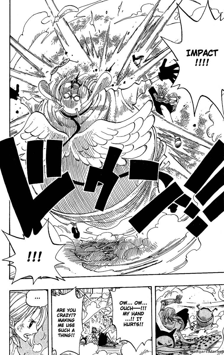 One Piece Chapter 263 page 18 - Chapter 263: Pirate Nami and the Weird Knight vs. Divine Soldiers Lieutenants Hotori and Kotori