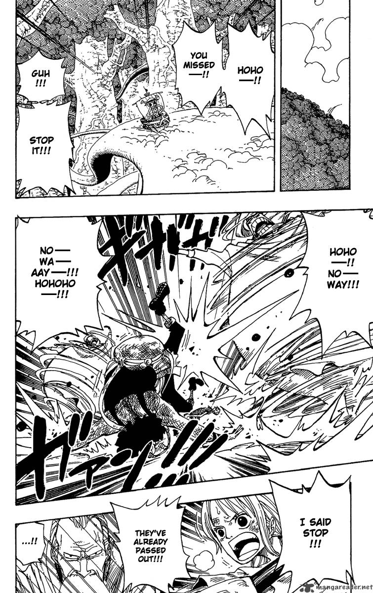 One Piece Chapter 263 page 8 - Chapter 263: Pirate Nami and the Weird Knight vs. Divine Soldiers Lieutenants Hotori and Kotori