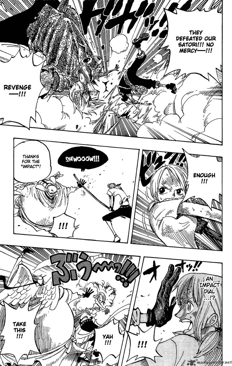 One Piece Chapter 263 page 9 - Chapter 263: Pirate Nami and the Weird Knight vs. Divine Soldiers Lieutenants Hotori and Kotori