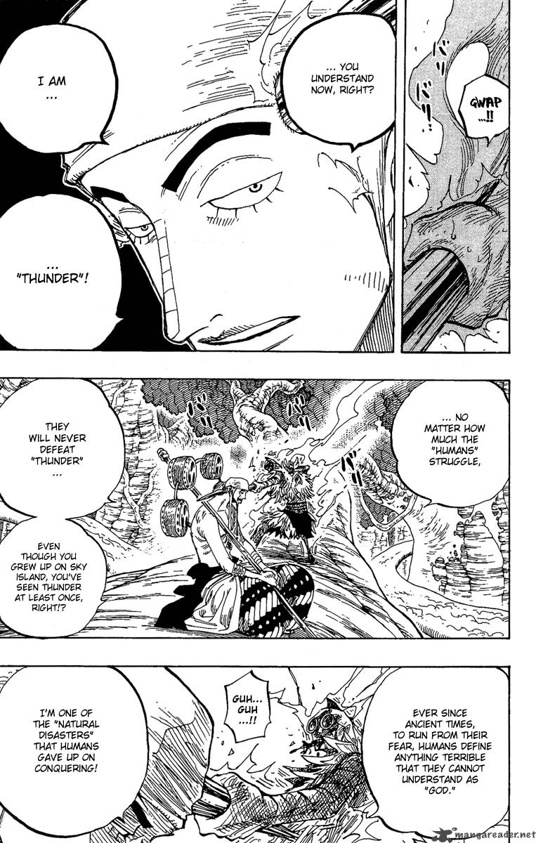 One Piece Chapter 264 page 13 - Chapter 264: Warrior Kamakiri vs. God Enel