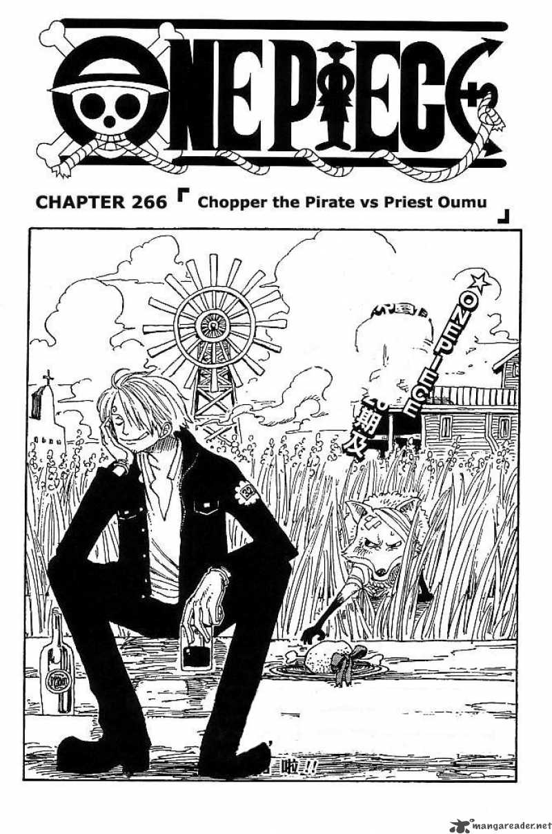 One Piece Chapter 266 page 1 - Chapter 266: Pirate Chopper vs. Priest Ohm