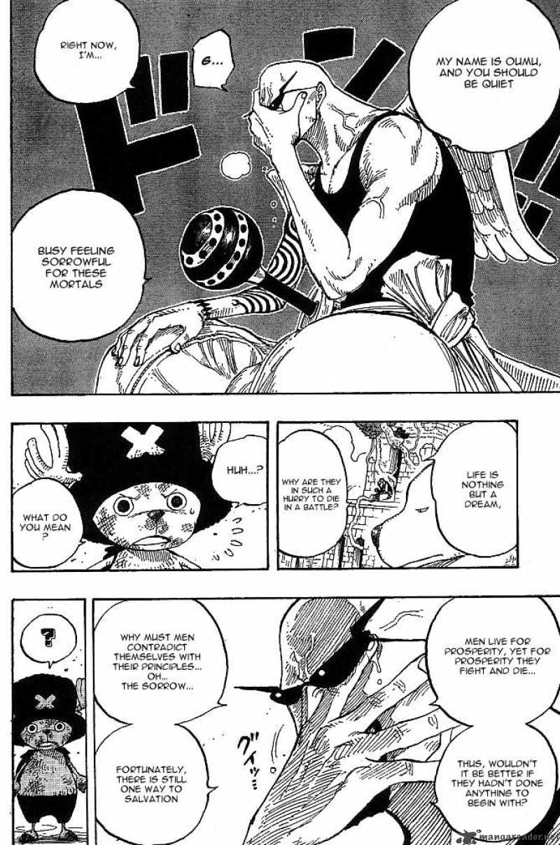 One Piece Chapter 266 page 10 - Chapter 266: Pirate Chopper vs. Priest Ohm