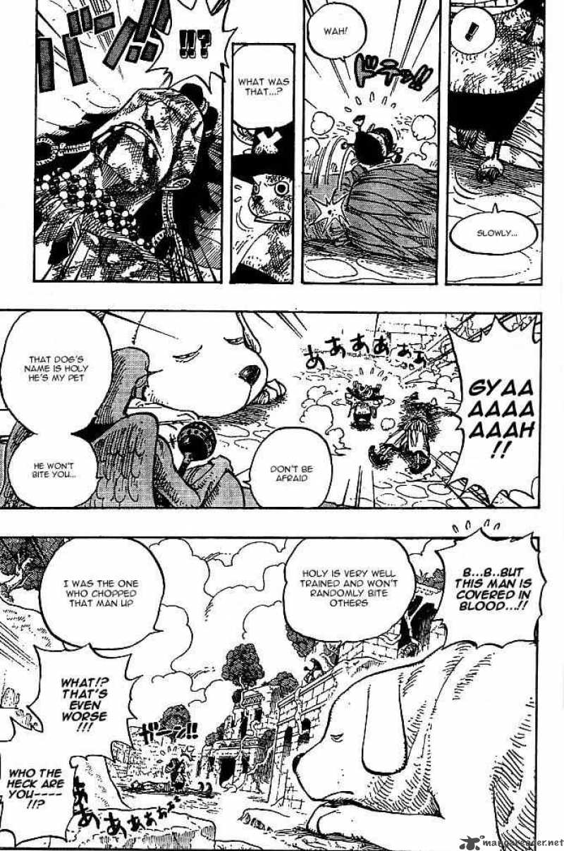 One Piece Chapter 266 page 9 - Chapter 266: Pirate Chopper vs. Priest Ohm