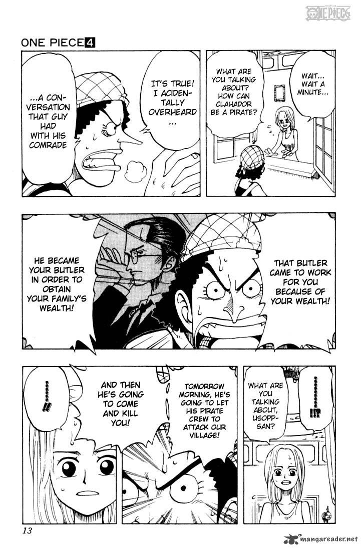 One Piece Chapter 27 page 12 - Chapter 27: Plan