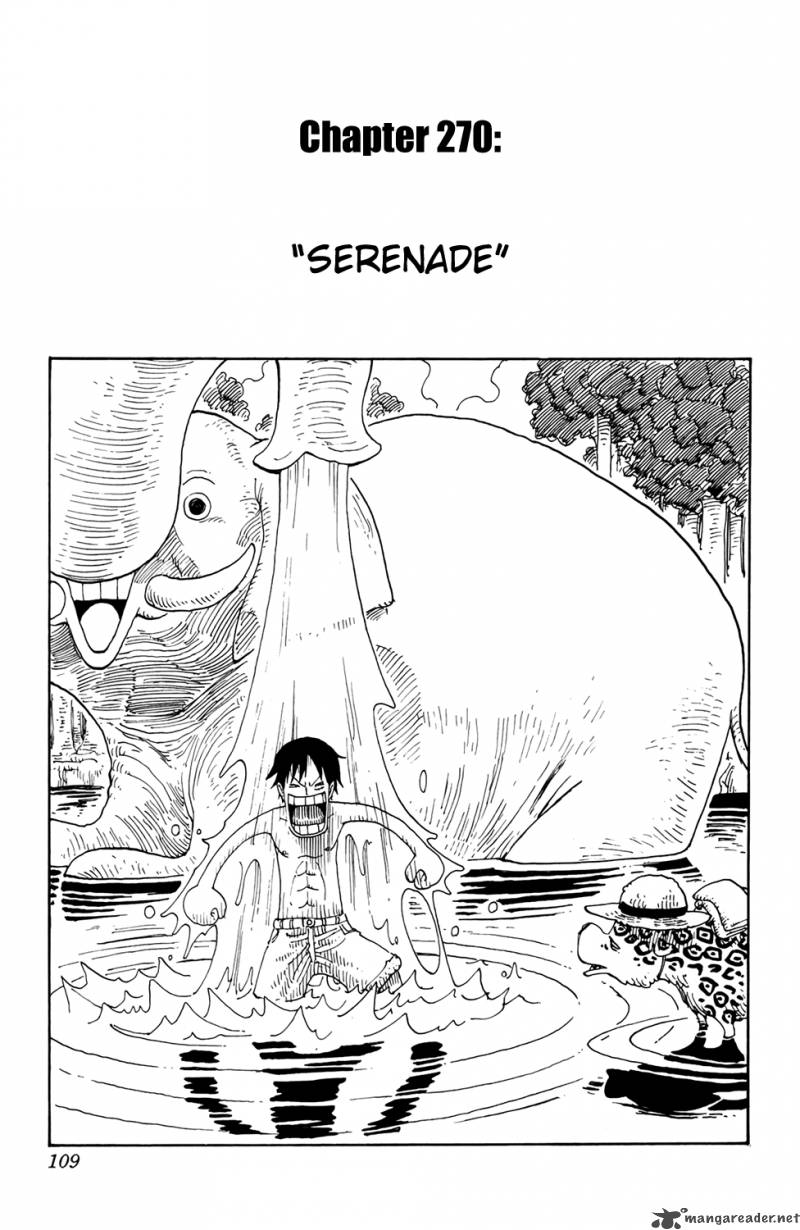One Piece manga, chapter 270, page 2 of 24