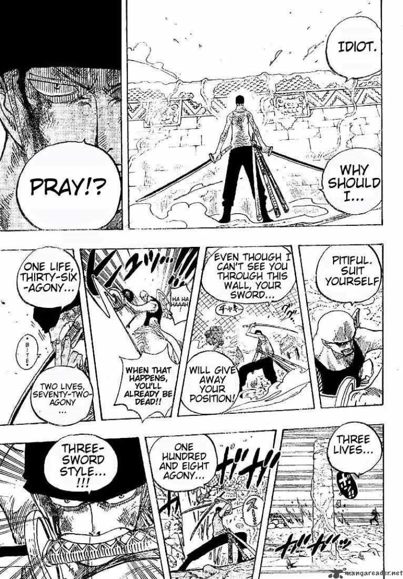 One Piece Chapter 271 page 17 - Chapter 271: Pirate Zoro vs. Priest Ohm