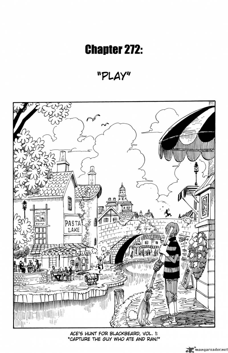 One Piece Chapter 272 page 1 - Chapter 272: Play