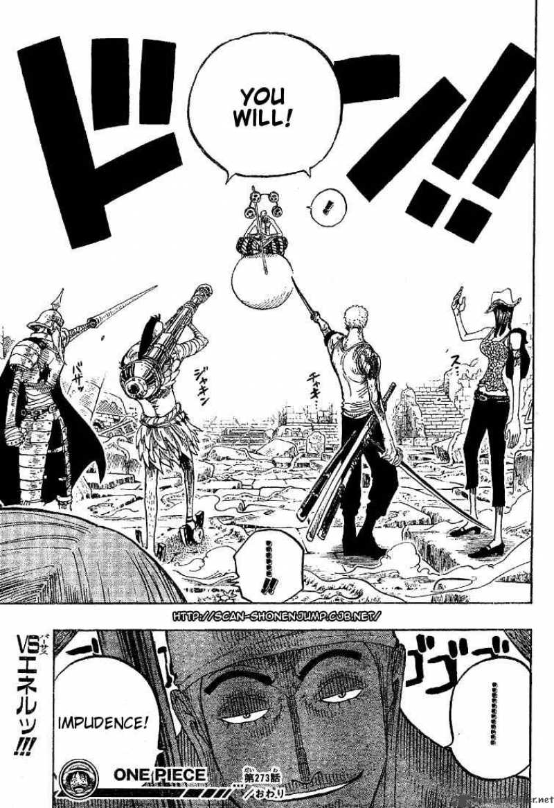 One Piece Chapter 273 page 18 - Chapter 273: Quintet