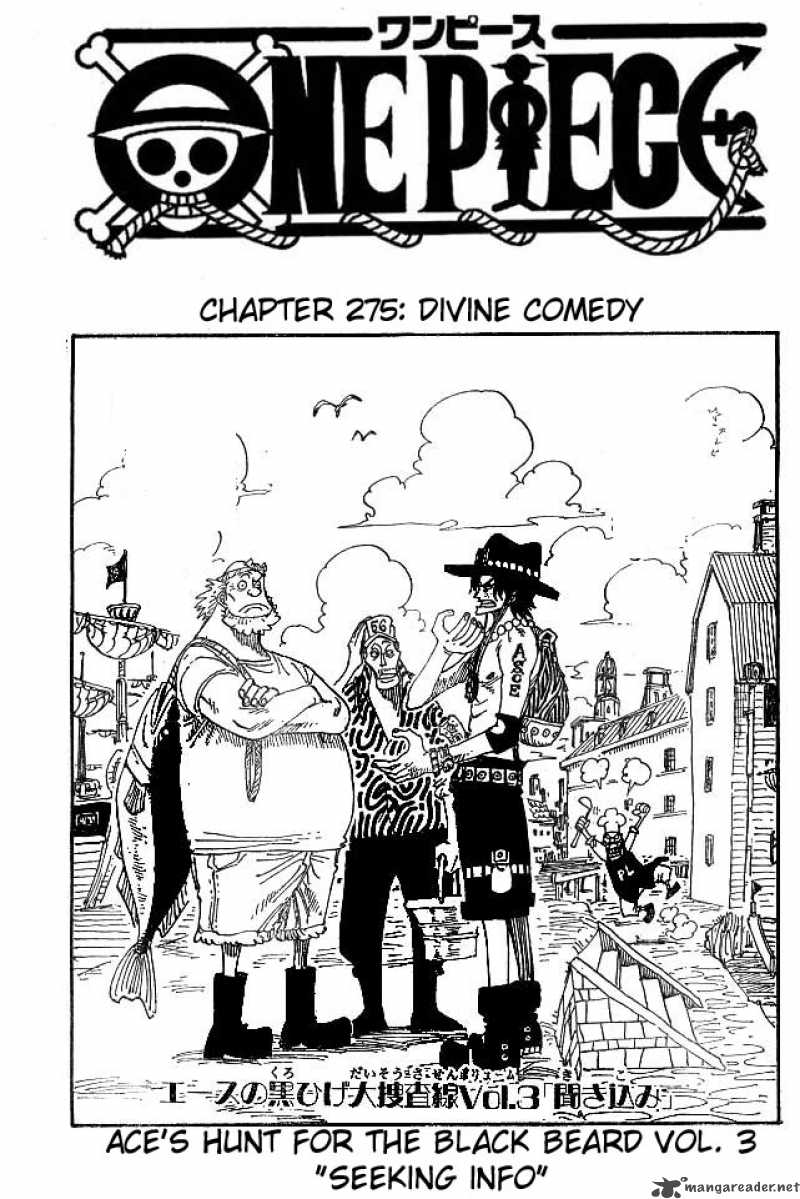 One Piece Chapter 275 page 1 - Chapter 275: Divina Comedia