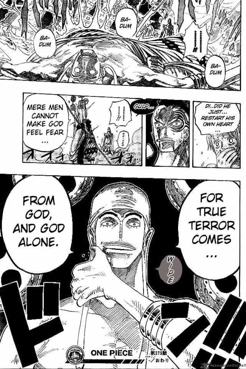 One Piece Chapter 275 page 19 - Chapter 275: Divina Comedia