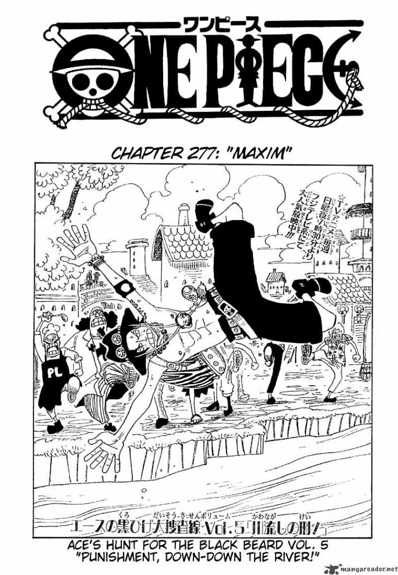 One Piece Chapter 277 page 1 - Chapter 277: Maxim