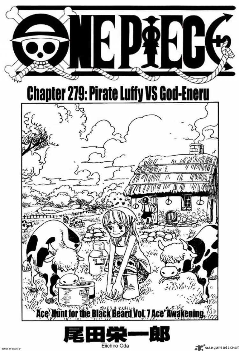 One Piece Chapter 279 page 1 - Chapter 279: Pirate Luffy vs. God Enel