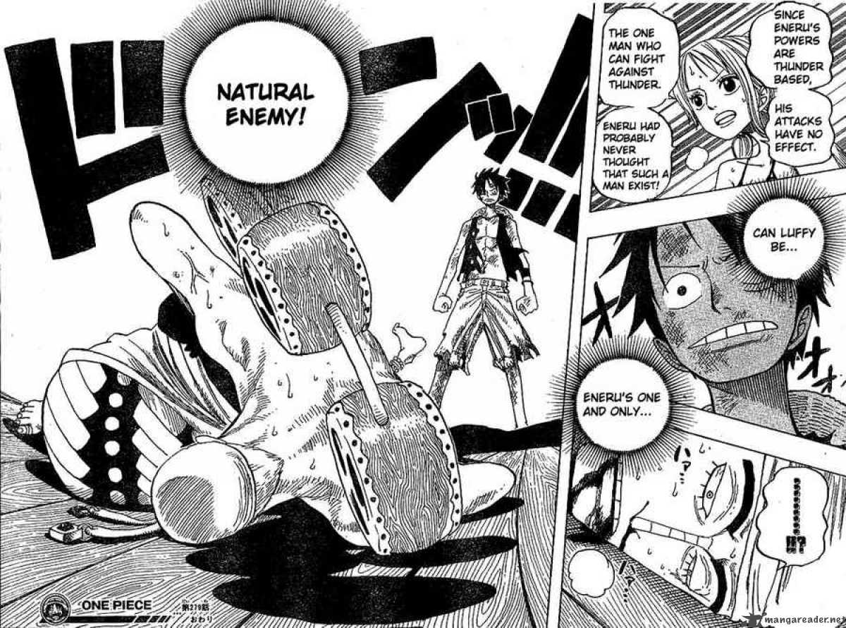 One Piece Chapter 279 page 18 - Chapter 279: Pirate Luffy vs. God Enel
