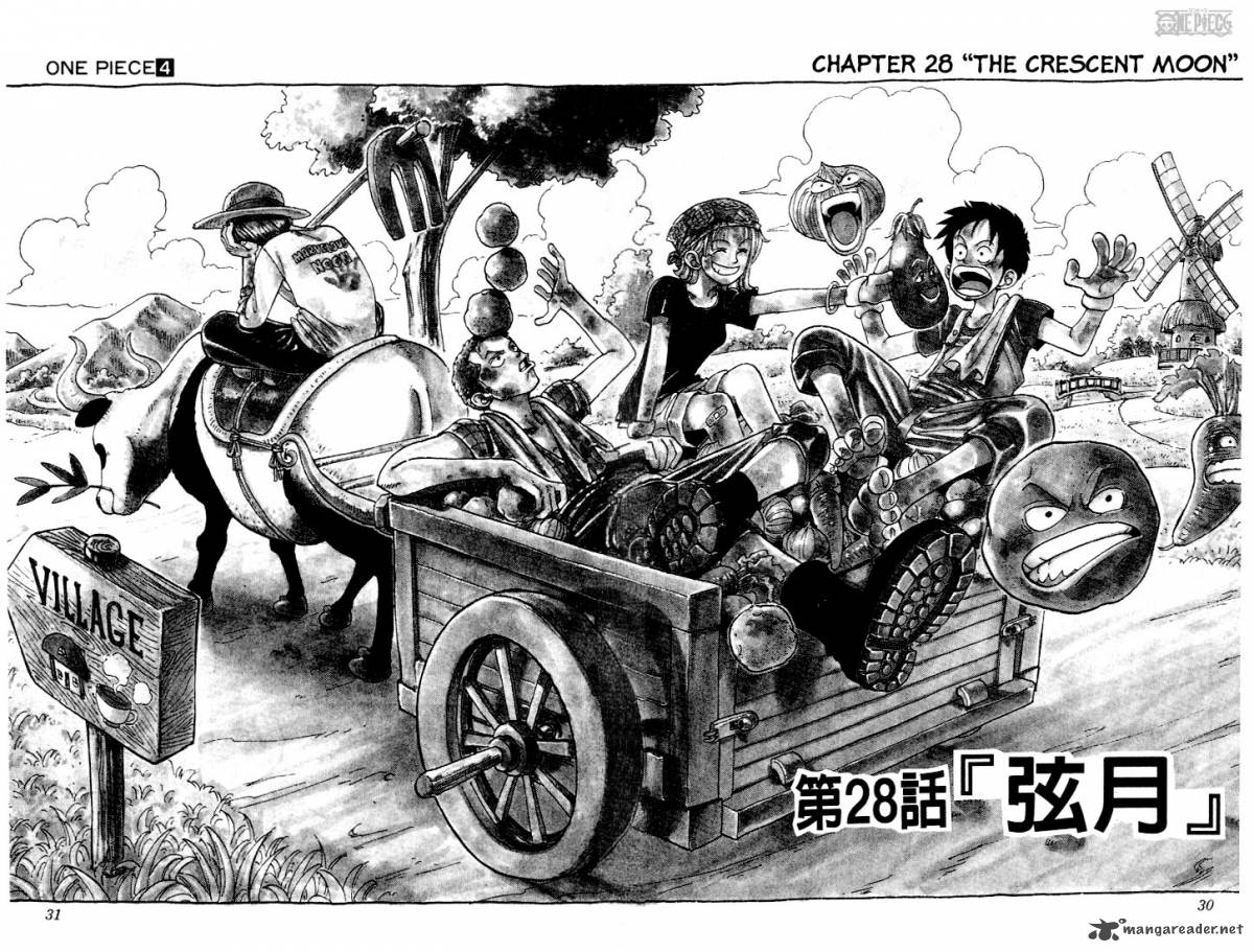 One Piece Chapter 28 page 2 - Chapter 28: Crescent Moon