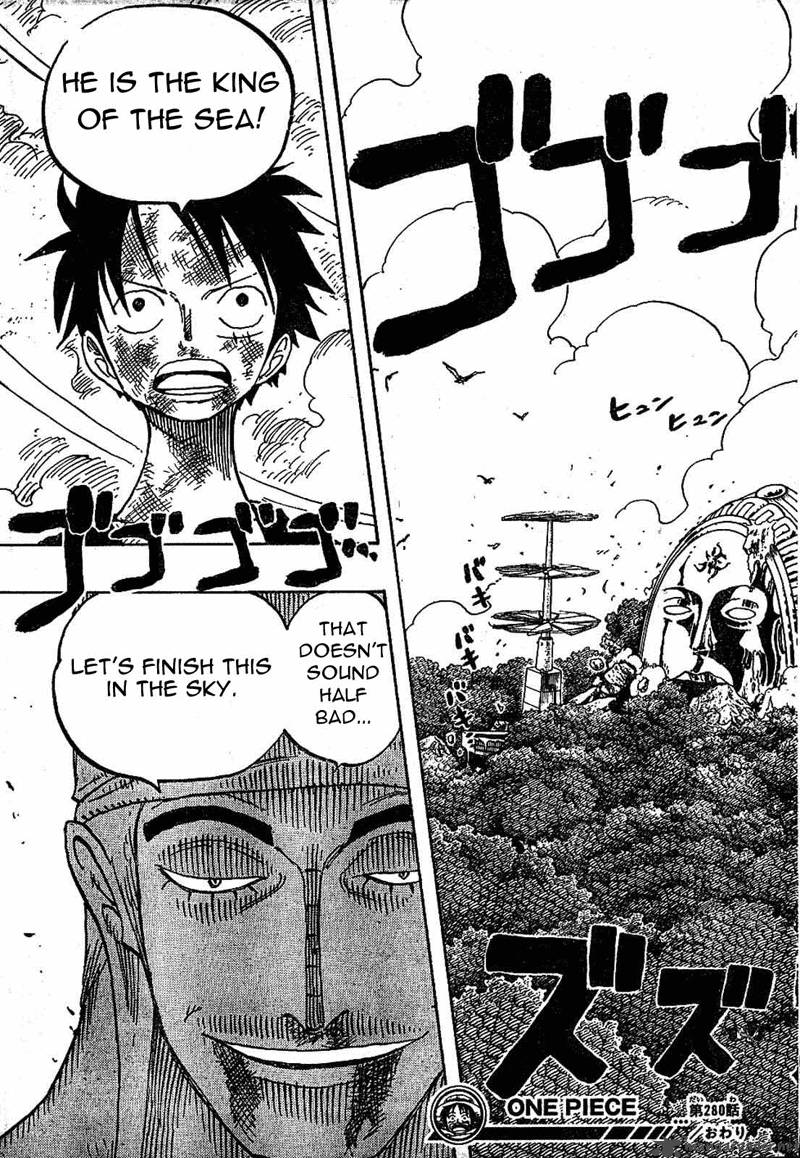 One Piece Chapter 280 page 19 - Chapter 280: Floating