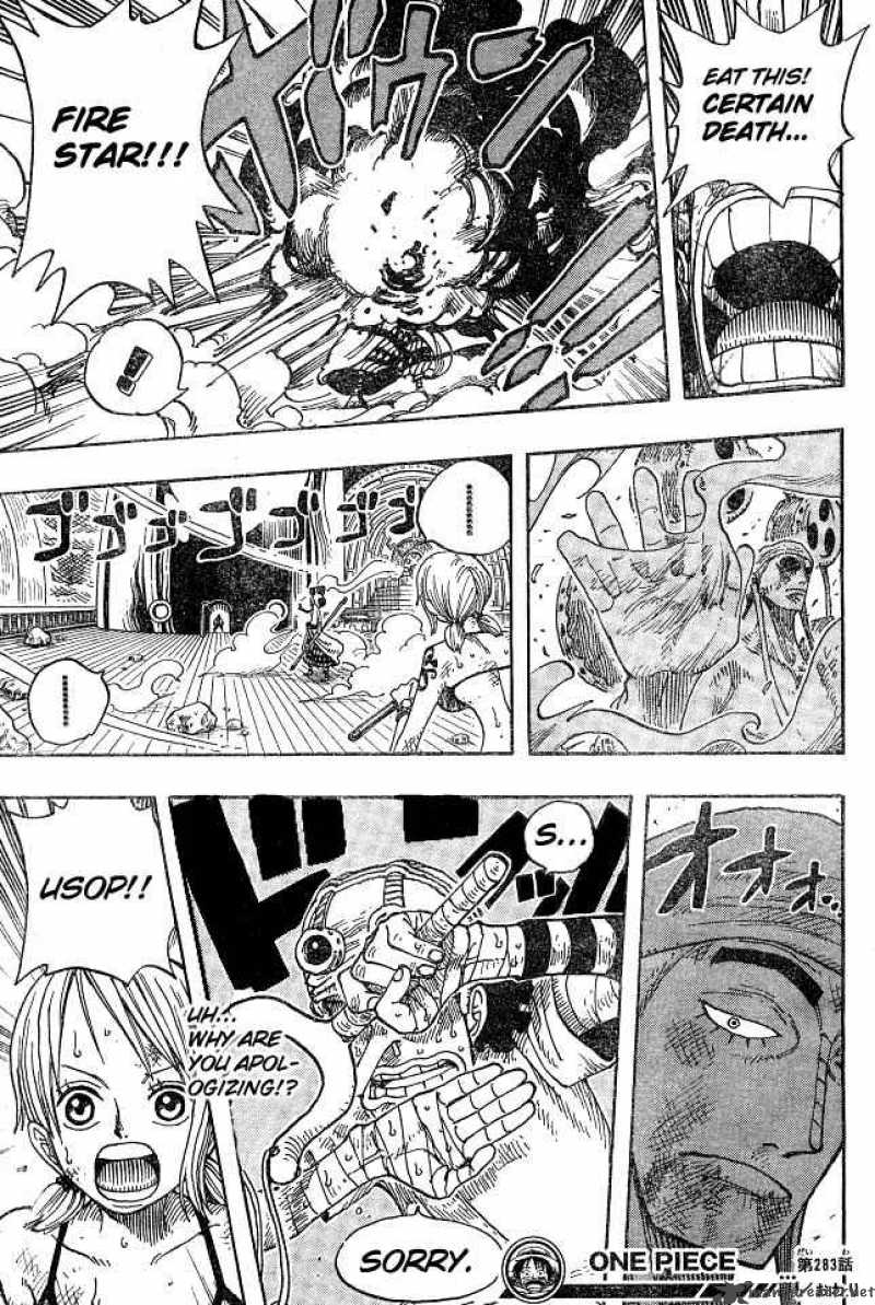 One Piece Chapter 283 page 19 - Chapter 283: On the Front Line of Rescuing Love