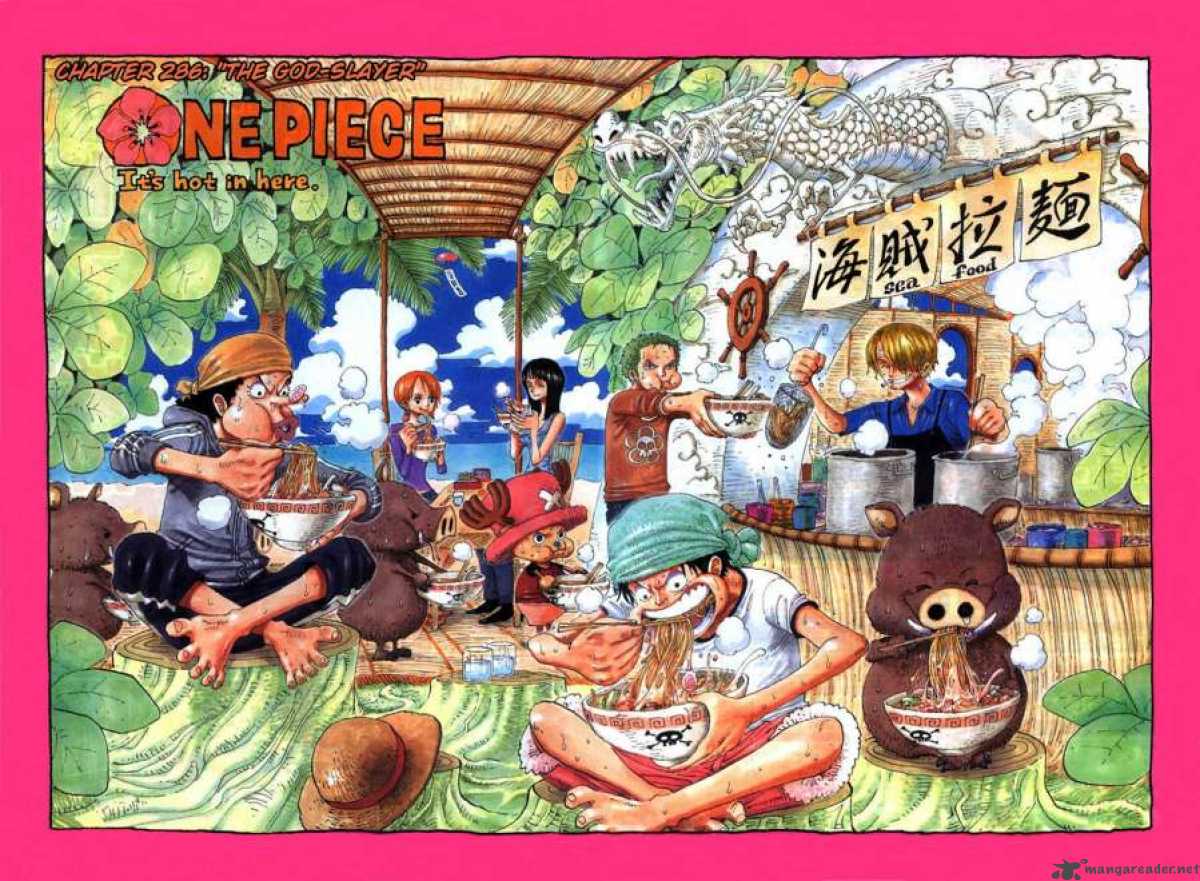One Piece Chapter 287 page 1 - Chapter 287: God Killing