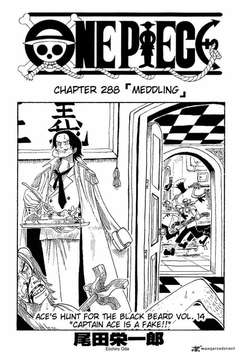 One Piece manga, chapter 288, page 2 of 23