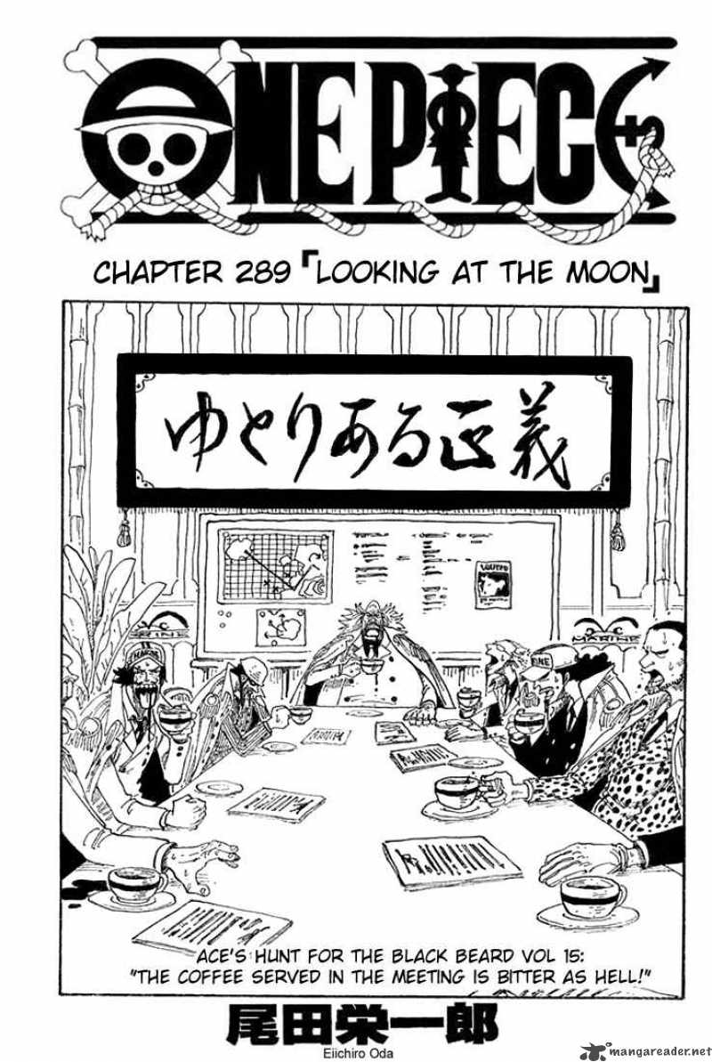 One Piece Chapter 289 page 1 - Chapter 289: Full Moon