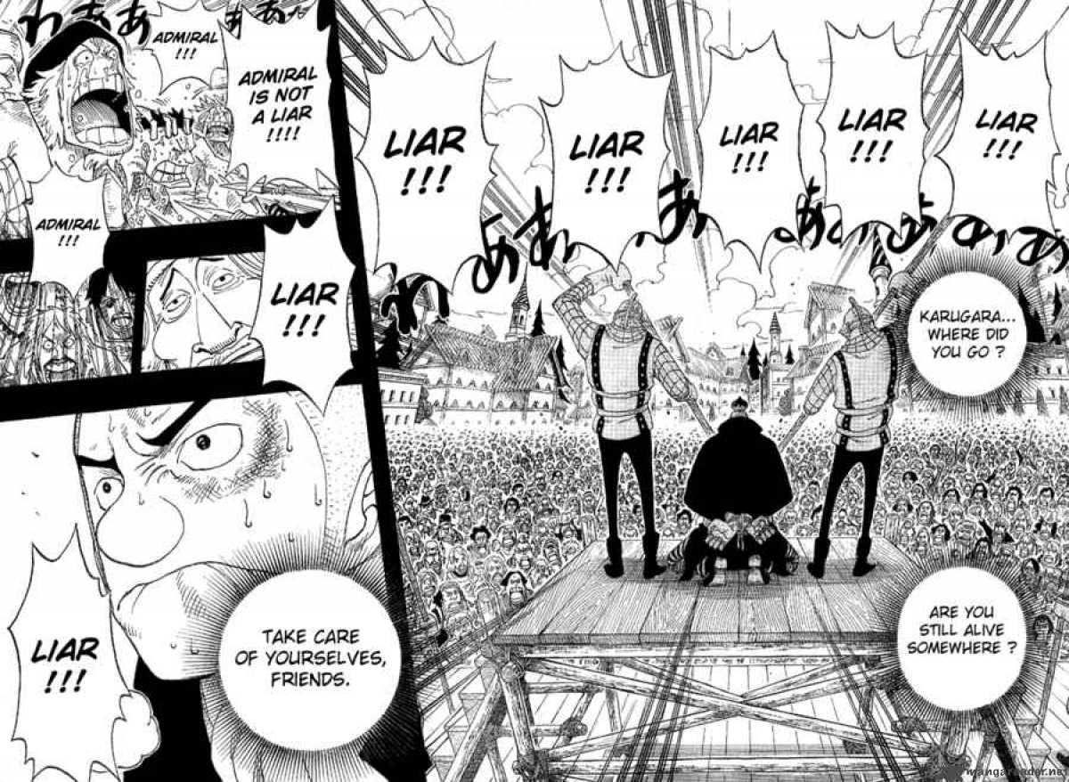One Piece Chapter 292 page 10 - Chapter 292: To Meet, like the Half-Moon Hidden by Clouds