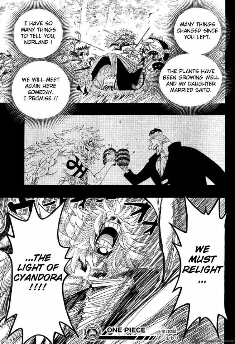 One Piece Chapter 292 page 18 - Chapter 292: To Meet, like the Half-Moon Hidden by Clouds