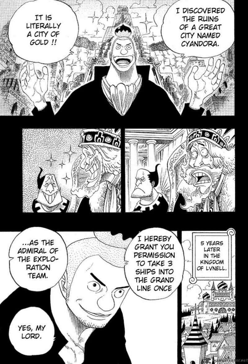 One Piece Chapter 292 page 3 - Chapter 292: To Meet, like the Half-Moon Hidden by Clouds