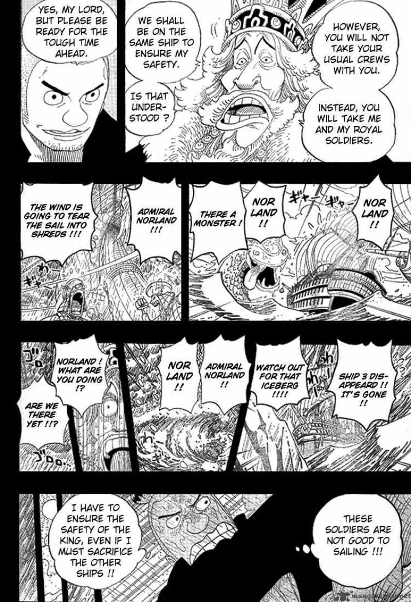 One Piece Chapter 292 page 4 - Chapter 292: To Meet, like the Half-Moon Hidden by Clouds