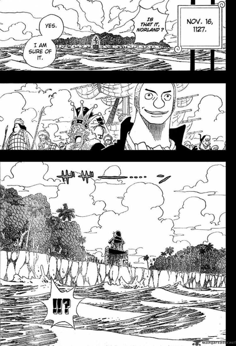 One Piece Chapter 292 page 5 - Chapter 292: To Meet, like the Half-Moon Hidden by Clouds